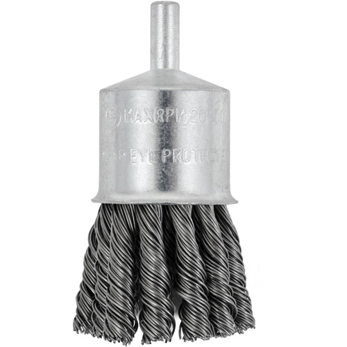 Each, 1-1/8", Fill Diameter, 0.02", Application Type, Steel, Arbor Size, 1/4", , Knot Twisted, Max. Operating Speed, 20000 RPM, Tool Type