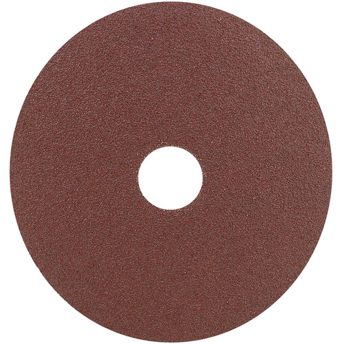 Resin Fibre Sanding Disc, Pack of 25, 60, Diameter, 4", Arbor Size, 7/8", Abrasive Material, Aluminum Oxide