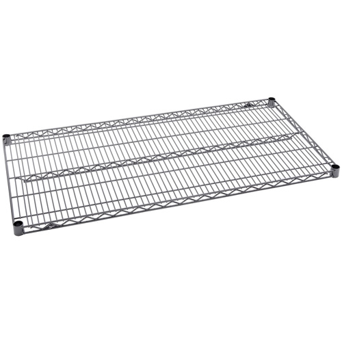 Designer Shelving Shelf, Width, 24", Capacity, 800 lbs., Depth, 18", No of Shelves, 1, Style, Smoked Glass