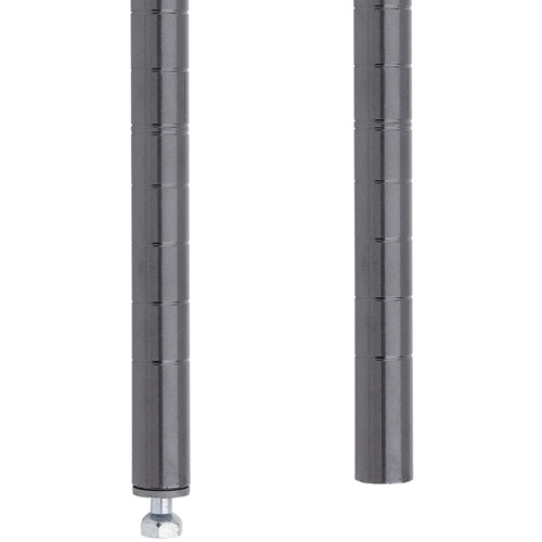 Designer Shelving - Posts, Height, 34-1/2", Style, Smoked Glass