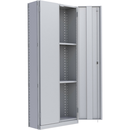 Interlok Shelving Unit, Each, Starter, No. of Shelves, 4, Shelf Capacity, 800 lbs., Material, Steel, Width, Yes, Colour, Light Grey