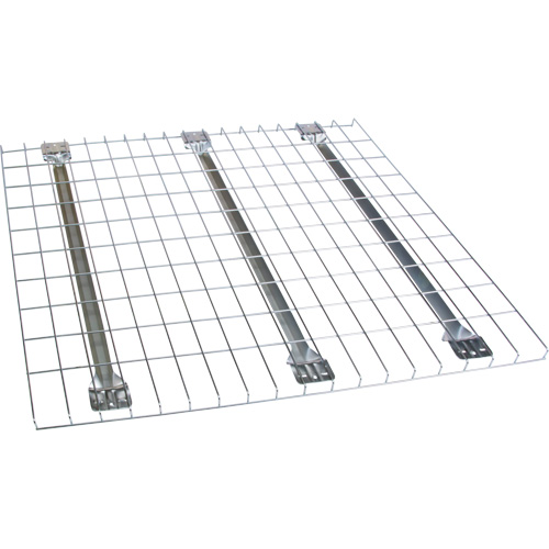 Wire Decking, Each, 46", Depth, 42", Capacity, 2500 lbs., Galvanized Steel, Manufacturer's Warranty, 1 Year Limited