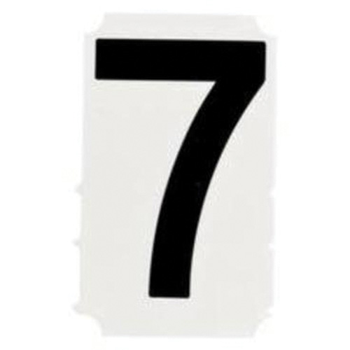 Quick-Align® Individual Gothic Number and Letter Labels, Pack of 10, 7, Colours, Black, Character Height, 6"