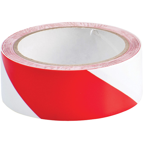 Colour, Red and White, Vinyl, Width, 1.5", Roll Length, 54'