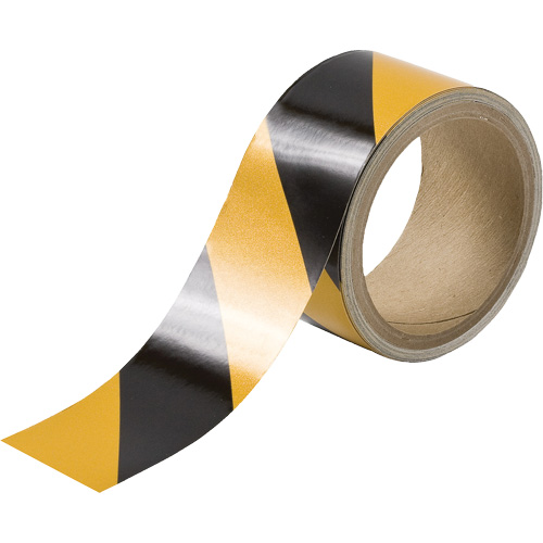 Colour, Black and Yellow, Acrylic, Width, 2", Roll Length, 15'