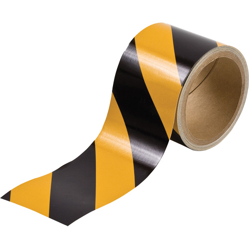 Colour, Black and Yellow, Acrylic, Width, 3", Roll Length, 15'