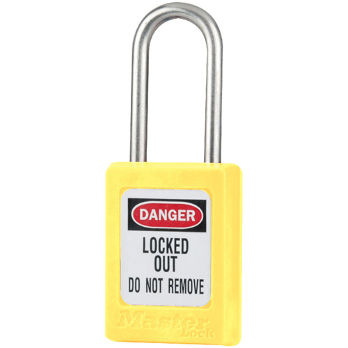 S33 Zenex™ Padlock - Set of Twelve, Box of 12, Safety Padlock, Body Width, 1-3/8", Shackle Diameter, 3/16", Shackle Clearance Height, 1-1/2", Shackle Clearance Width, 1-7/8"