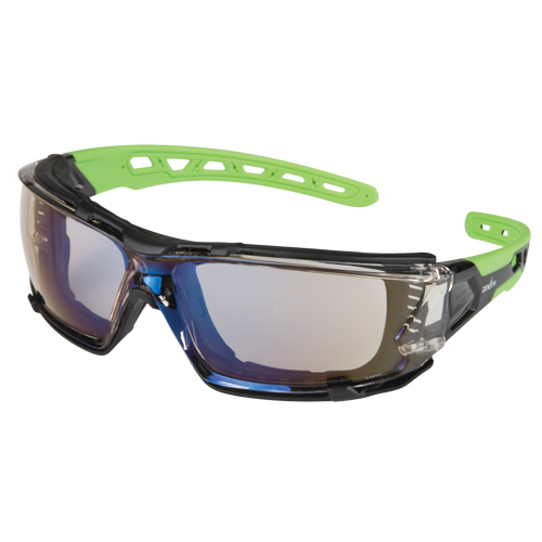 Z2500 Series Safety Glasses with Foam Gasket, Each, Meets/Exceeds CSA Z94.3/ANSI Z87+, Lens Tint, Indoor/Outdoor Mirror, Lens Coating, Anti-Scratch, 1 Year Limited