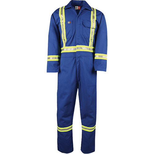 Westex™ UltraSoft® Unlined Coveralls, Each, 3X-Large (Tall), Colour, Navy Blue, Arc Rating, 12.4 cal/cm2, Standard(s) Met, NFPA 70E/NFPA 2112, Arc Flash PPE Category Level, Tall, Material, 88% cotton and 12% nylon, Reflective Colour