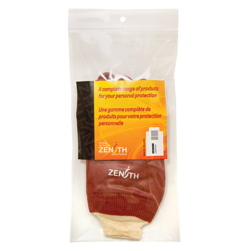 Red Smooth-Finish Chemical-Resistant Gloves, Pair, 9, Length, 10", Thickness, Heavy Weight, Cuff Style, Knit Wrist, Shell Material, 120, Finish, Smooth, Colour