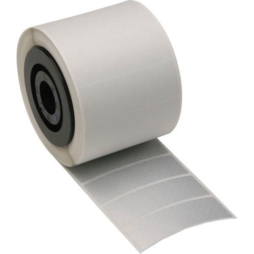 Each, Polyester, Colour, Silver, Width, 1", For Use With, MiniMark,  Silver, Label Width, 3", Labels/Roll