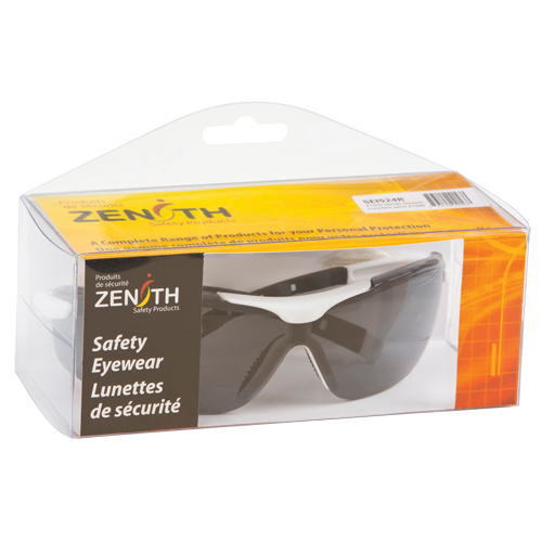 Z1500 Series Safety Glasses, Standard(s) Met, Meets/Exceeds CSA Z94.3, Lens Tint, Grey/Smoke, Lens Coating, Anti-Scratch, Manufacturer's Warranty, 1 Year Limited