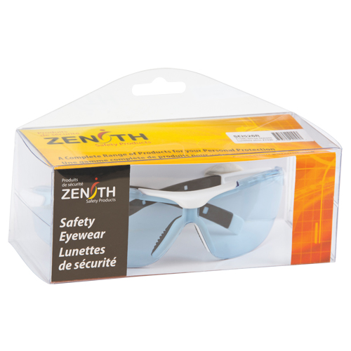 Z1500 Series Safety Glasses, Standard(s) Met, Meets/Exceeds CSA Z94.3, Lens Tint, Blue, Lens Coating, Anti-Scratch, Manufacturer's Warranty, 1 Year Limited