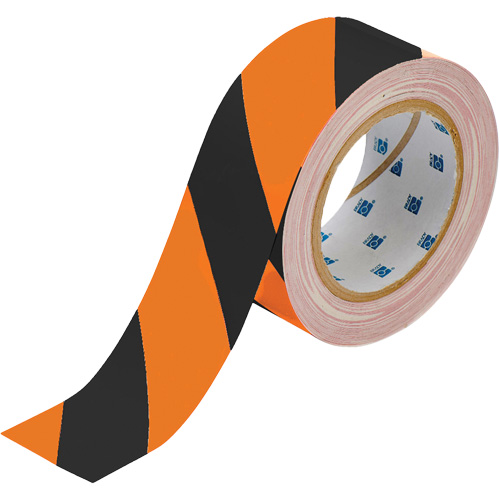 Colour, Black and Orange, Polyester, Width, 2", Roll Length, 100'