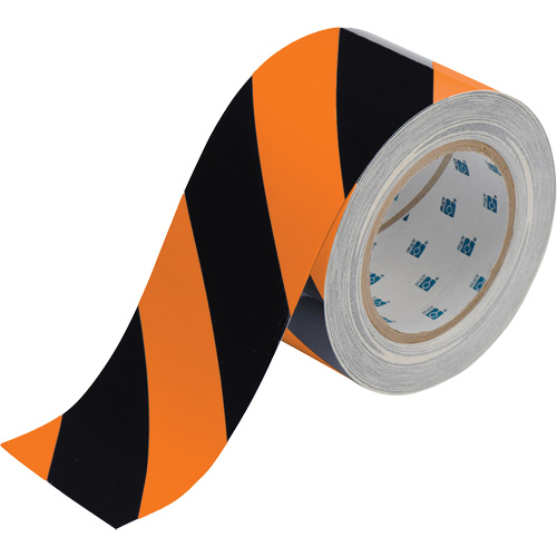 Colour, Black and Orange, Polyester, Width, 3", Roll Length, 100'