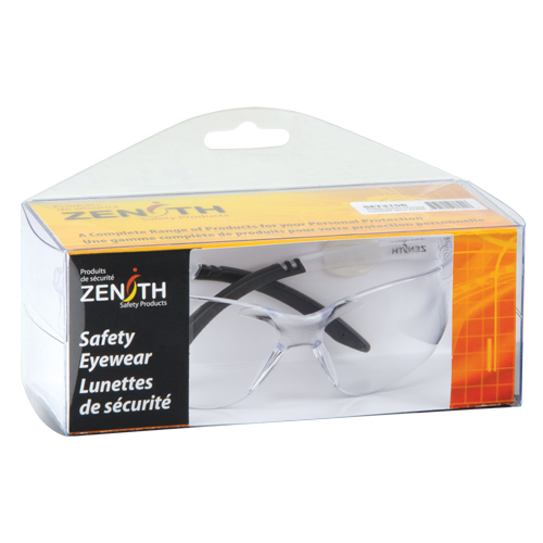 Z2400 Series Safety Glasses, Standard(s) Met, ANSI Z87+, Lens Tint, Clear, Lens Coating, Anti-Scratch, Manufacturer's Warranty, 1 Year Limited