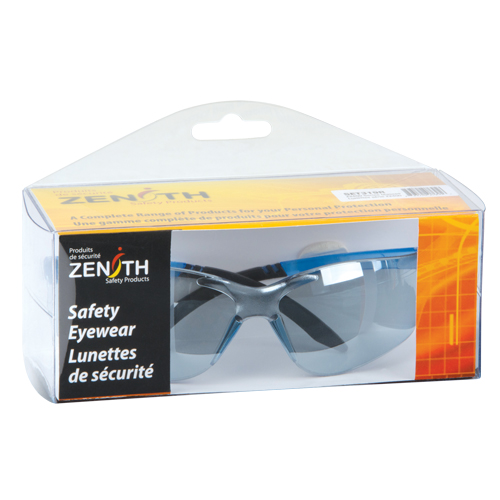Z2400 Series Safety Glasses, Standard(s) Met, ANSI Z87+, Lens Tint, Blue/Indoor/Outdoor Mirror, Lens Coating, Anti-Scratch, Manufacturer's Warranty, 1 Year Limited