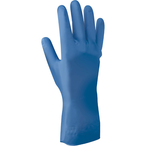 Disposable Chemical-Resistant Gloves, Size, Small/7, Length, 12", Thickness, 9-mil, Cuff Style