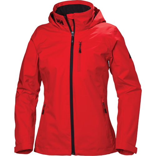 Crew Hooded Midlayer Jacket, Women's, X-Small, Red Each