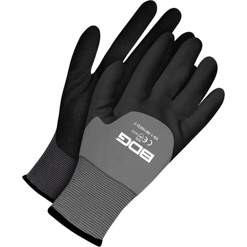 X-Site™ Coated Gloves, Pair, 6, Gauge, 15, Shell Material, Nylon/Spandex, Coating, Nitrile, Coating Style, Grey
