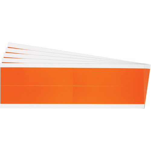 Conduit & Voltage Labels, Pack of 5, Vinyl/Cloth, Height, 1-1/8", Width, 4-1/8", Display Type, Adhesive, Language, Repositionable Rubber, Finish, Semi-Gloss, Colour