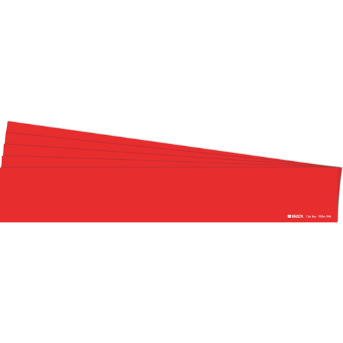 Blank Pipe Marker, Material, Vinyl, Colour, Red, Pipe Diameter, 8" - 20", Label Height, 4"