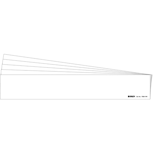 Blank Pipe Marker, Material, Vinyl, Colour, White, Pipe Diameter, 8" - 20", Label Height, 4"