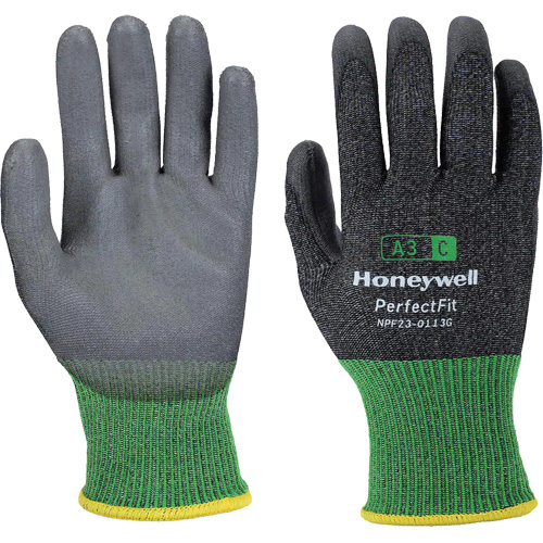 Perfect Fit Gloves, Size, 2X-Large/11, Gauge, 13, Shell Material, HPPE, Cut Resistance