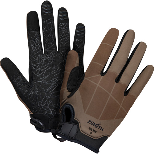 Flexible Utility Gloves, Pair, Large, Palm Material, Synthetic