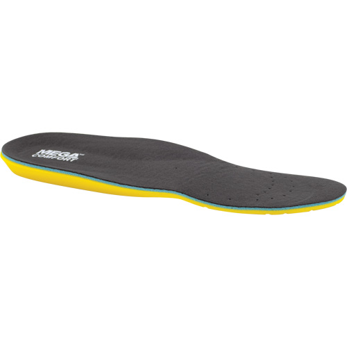 Dual Layer Personal Anti-Fatigue Insole, Fits Shoe Size, Men's 13, Arch Type, Medium/High, Toe Shape, Round