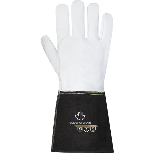 Endura 399GCXL5 Fire-Resistant Gloves, Size, Medium, Gauge, Non-Knit, Shell Material, Goatskin, Coating, Not Coated, Heat Resistance, ANSI Level 2