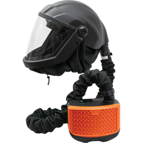 Head Gear, Facepiece Respirator, Lithium-Ion, Grinding, Welding, Cutting, Air Volume, 170 to 260 LPM, Operating Time