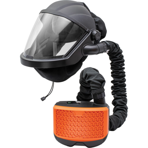 Head Gear, Facepiece Respirator, Lithium-Ion, Grinding, Welding, Cutting, Air Volume, 170 to 260 LPM, Operating Time