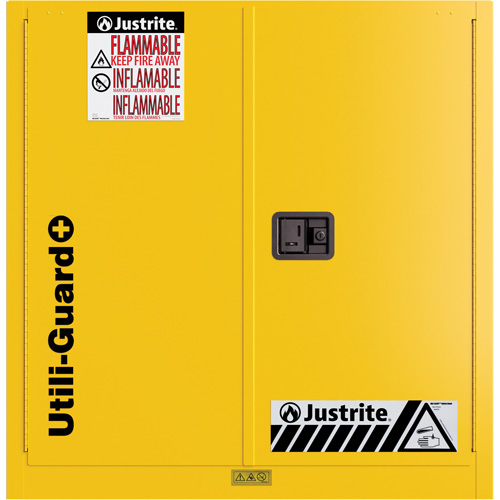 Door Type, Self-Closing, 30 gal., Width, 43", Depth, 22", Height, 44", No. of Doors, 10 Year Warranty, Colour, Yellow