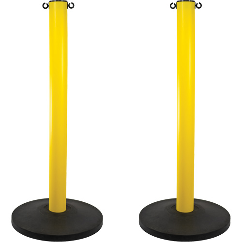 Height, 37", Plastic, Finish/Colour, Yellow, 3"