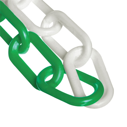 Colour, Green/White, 2", Chain Length, 500'