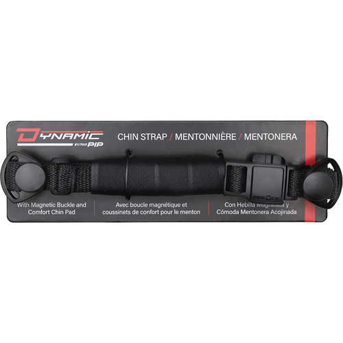 Dyna-Clic™ 4-Point Chin Strap with Magnetic Clip and Chin Pad, Each