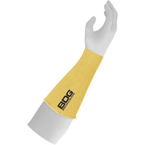 Classic Cut-Resistant Sleeve, Each, 10", Cut Level, ASTM ANSI Level A4, Material, Kevlar®, 4XXXXX, Conductive Heat Rating, ANSI/ISEA 105-2016 Level 2, Up to 284° F/140° C, Ignition Resistance Rating