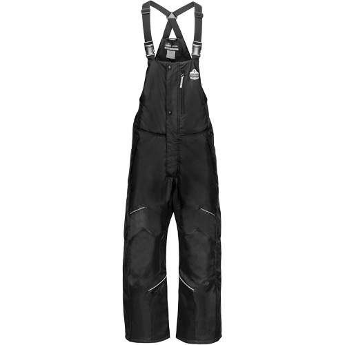 N-Ferno® Insulated Bib Overalls, Each, 300D Polyester, Size, 2X-Large, Colour, Black, Men's/Women's, Men's/Women's, 3, Closure Type, Snap/Button, Zipper, Fit Type