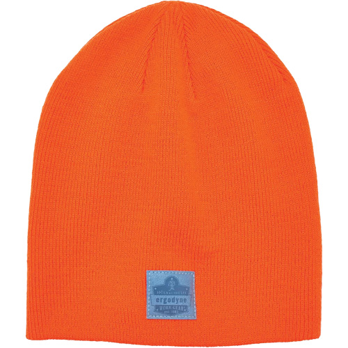 N-Ferno® Rib Knit Winter Hat, Pack of 6, Acrylic, Lining Material, Acrylic, Colour, Orange, Size, One Size, Reflective Accents, Protection Type, Cold Temperature Protection, Risk/Injury