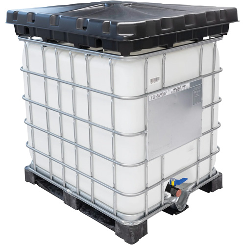 Full 30 Gal. Black IBC Funnel Kit, Each, Full IBC Funnel; Funnel Cover; Metal Platform; Mounting Set, Colour, Black, Material