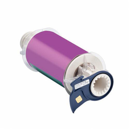 Indoor-Outdoor Label Printer Tape, Each, Vinyl, Colour, Purple, Width, 6", For Use With, BBP® 85/PowerMark®, 50 feet
