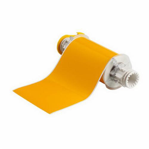 Indoor-Outdoor Label Printer Tape, Each, Vinyl, Colour, Yellow, Width, 6", For Use With, BBP® 85/PowerMark®, 50 feet