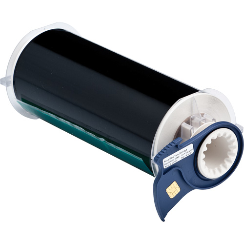 Indoor-Outdoor Label Printer Tape, Each, Vinyl, Colour, Black, Width, 8", For Use With, BBP® 85/PowerMark®, 50 feet