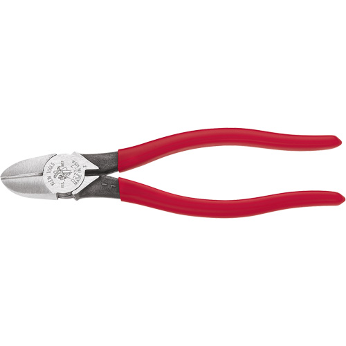 Heavy-Duty Diagonal Cutting Pliers, Each, 7-11/16", Tapered