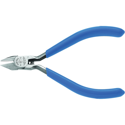 Diagonal-Cutting Pliers, Midget, Pointed Nose, Extra-Narrow Jaw, Each, 4-1/4"
