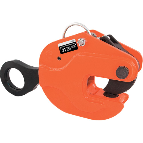 SPC Series Heavy-Duty Plate Clamp, Each, 6613 lbs. (3 tons), Jaw Opening, 0-1-3/8", 2-3/8"