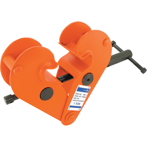 Heavy-Duty Beam Clamp with Locking Screw, Each, 2204 lbs. (1 ton), 2.95" - 9.05"