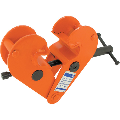 Heavy-Duty Beam Clamp with Locking Screw, Each, 4409 lbs. (2 tons), 2.95" - 9.05"