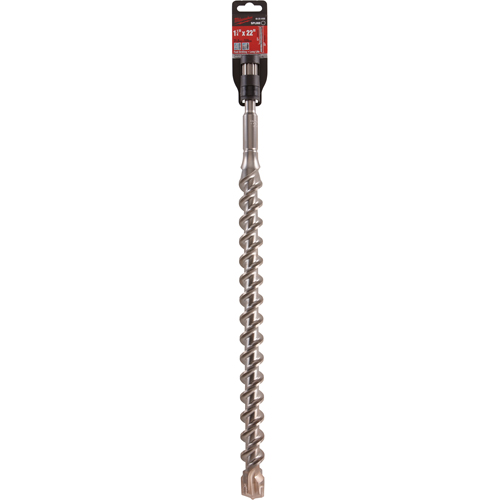 Heavy-Duty 4-Cutter Bit, Material, Carbide, Drill Size, 1-1/4", Overall Length